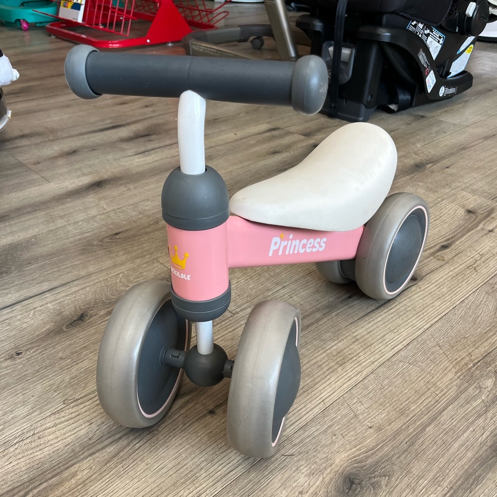 Baby Balance Bike for 1 Year Old, Small Size, Princess